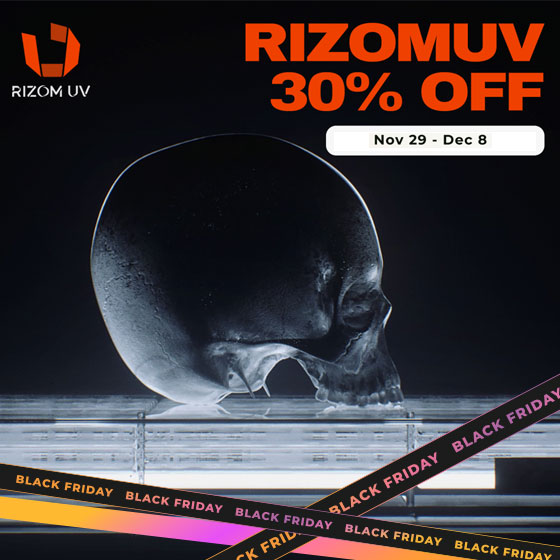 RizomUV 30％OFF Black Fridayキャンペーン