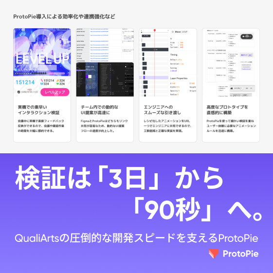 妥協なき「手触り」を追求。QualiArtsがProtoPieで実現したゲームUI開発の革新